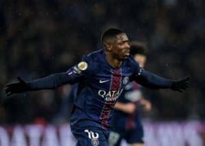 Setzt sich die Qualität von PSG (im Bild: Ousmane Dembele) bei Sporting Lissabon durch? (© Just Pictures GmbH / Alamy Live News) Sporting Lissabon PSG Tipp