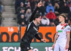 Überzeugt Außenseiter Freiburg (im Bild: Igor Matanovic) am 20. Spieltag der Bundesliga gegen formstarke Stuttgarter? (© dpa picture alliance / Alamy Stock Photo) Bundesliga Außenseiter Tipps 20. Spieltag