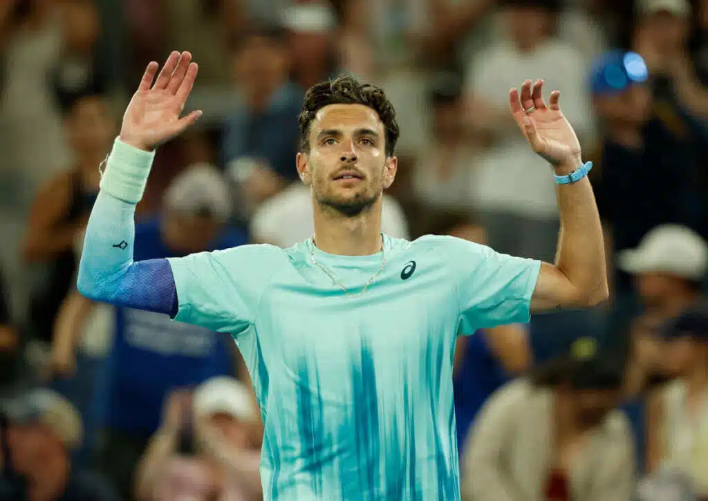 Gewinnt Musetti auch sein Achtelfinale gegen Taylor Fritz?