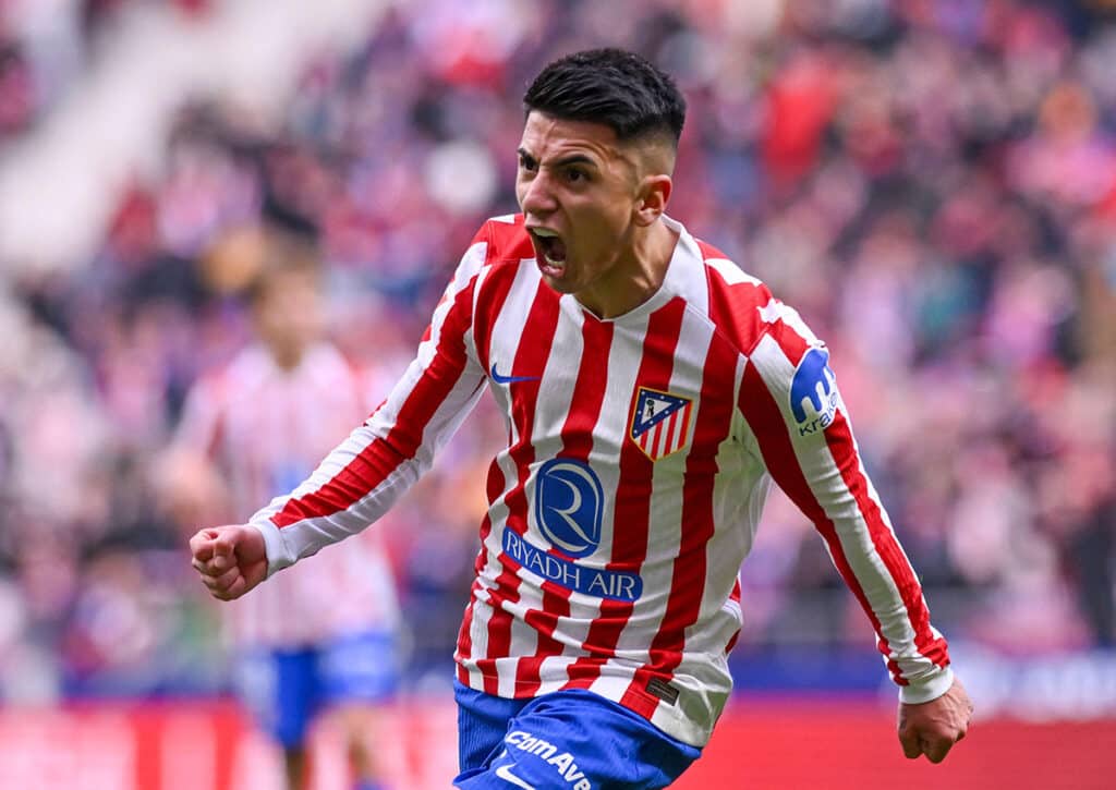 Bleibt Atletico Madrid (im Bild: Thiago Almada) auch gegen Bodö/Glimt eine Heimmacht? (© ZUMA Press, Inc./Alamy Live News) Atletico Madrid vs. Bodö/Glimt Tipp