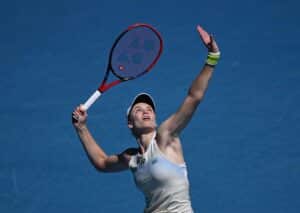 Löst Elena Rybakina (im Bild) gegen Jessica Pegula das Ticket für das Finale der Australian Open? (© Australian Associated Press / Alamy Stock Photo) Jessica Pegula Elena Rybakina Tipp