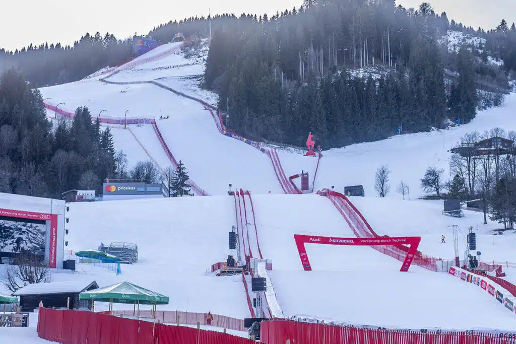 Kitzbühel Abfahrt Streif Strecke Abschnitte Streckenverlauf Kitzbühel Streif Streckenverlauf Streckenabschnitte
