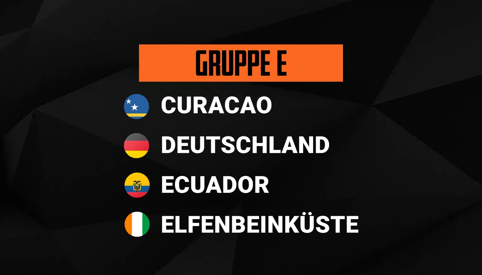 WM 2026 Gruppe E