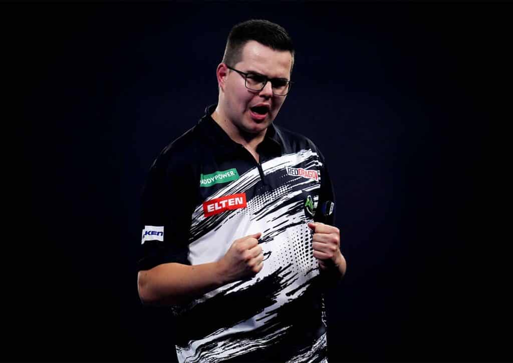 Nächster Paukenschlag durch van Veen? (© PA Images/Alamy Live News) Darts WM Tipps heute Halbfinale
