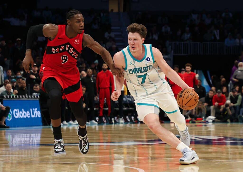 Bestätigt Knueppel die bislang überragende Rookie-Performance? (© Associated Press / Alamy Stock Photo) Hornets Pacers Tipp