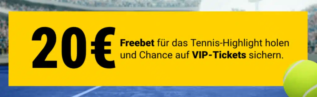 Interwetten 20€ Interwetten Tennis Freebet