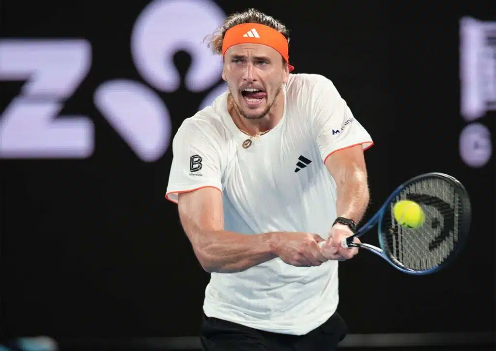 Sorgt Zverev für die große Überraschung im Halbfinale gegen Alcaraz? (© Action Plus Sports Images / Alamy Stock Photo) Alcaraz Zverev Tipp