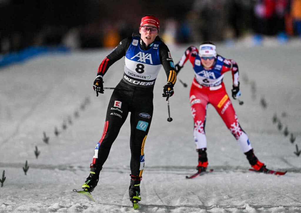 Sichert sich Coletta Rydzek im Langlauf-Sprint der Damen am Dienstag eine olympische Medaille?