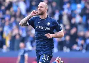 Bringt Bochum (im Bild: Philipp Hofmann) Paderborn zu Fall? (© ddp media GmbH / Alamy Stock Photo) Bochum Paderborn Tipp