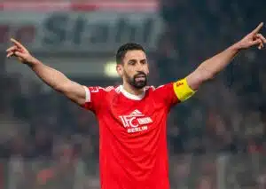 Feiert Union Berlin (im Bild: Rani Khedira) in Gladbach einen Auswärtserfolg? (© dpa picture alliance / Alamy Stock Photo) Gladbach Union Berlin Tipp