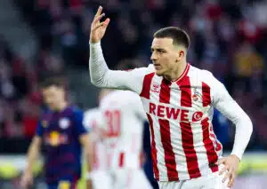 Kann der 1. FC Köln (im Bild: Said El Mala) den VfB Stuttgart auswärts so richtig fordern? (© BEAUTIFUL SPORTS Pressphoto Agency / Alamy Stock Photo) VfB Stuttgart vs. Köln Tipp