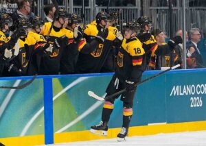 Macht Deutschland (im Bild: Tim Stützle) gegen Lettland schon früh den Sack zu? (© Associated Press / Alamy Stock Photo) Deutschland Lettland Tipp