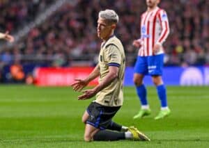 Feiert Barcelona (im Bild: Dani Olmo) einen knappen Sieg gegen Girona? (© ZUMA Press, Inc. / Alamy Stock Photo) Girona Barcelona Tipp