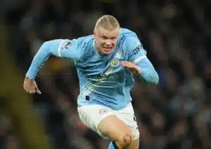 Knipst Haaland (im Bild) für Manchester City gegen Leeds? (© Associated Press / Alamy Stock Photo) Leeds Manchester City Tipp