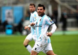 Kann 1860 München (im Bild: Kevin Volland) tatsächlich noch in den Aufstiegskampf eingreifen? (© dpa picture alliance archive / Alamy Stock Photo) Hoffenheim 2 vs. 1860 München Tipp