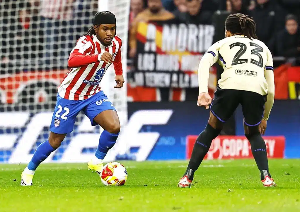 Schießt Lookman Atletico in Belgien in eine gute Ausgangsposition? (© Aflo Co. Ltd. / Alamy Stock Photo) Brügge Atletico Madrid Tipp