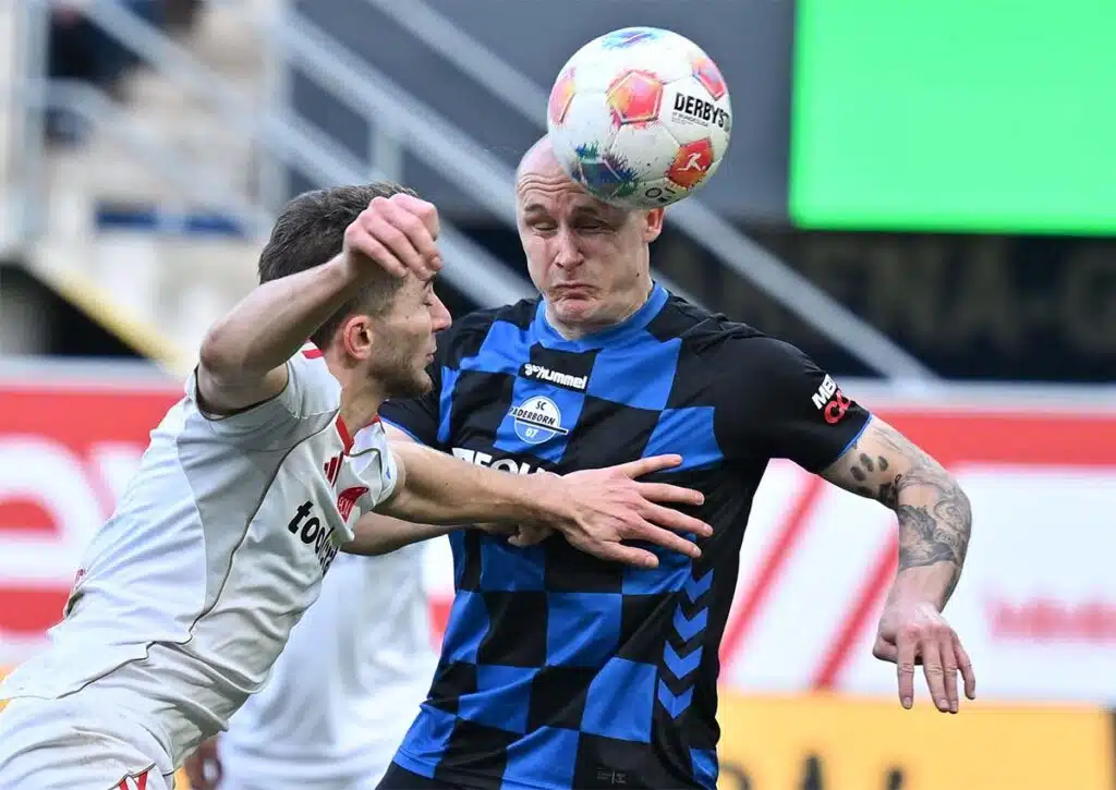 Schickt sich der SCP (im Bild: Sven Michel) an, die Aufstiegsränge zu entern? (© dpa picture alliance / Alamy Stock Photo) Paderborn Hertha Tipp
