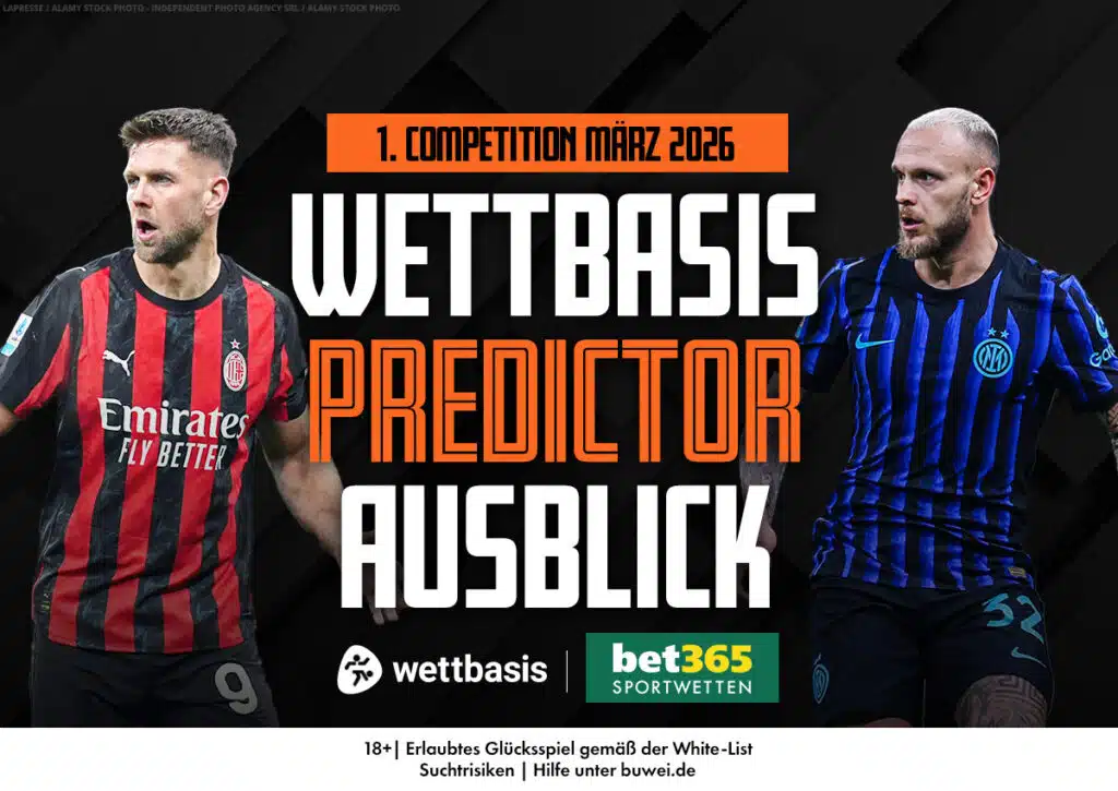 Wettbasis-Predictor-Ausblick, 1. Competition März 2026 Bundesliga Tippspiel