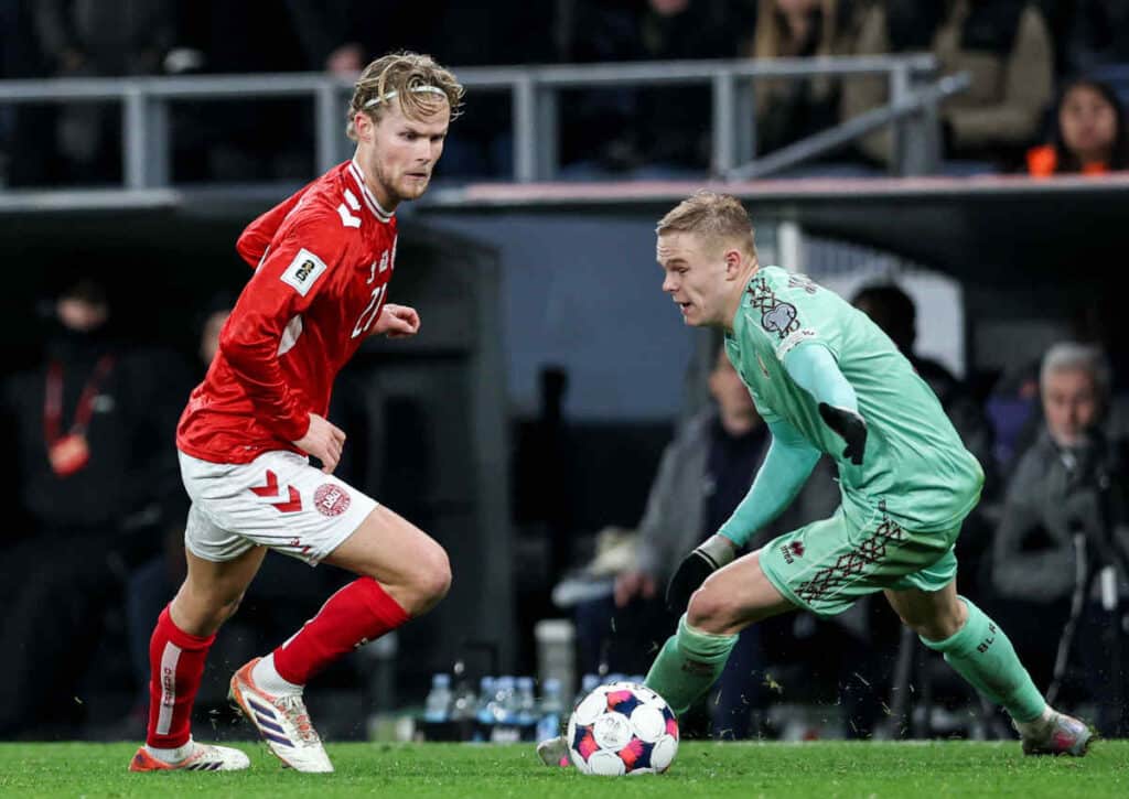 Führt Morten Hjulmand Dänemark gegen Nordmazedonien ins Finale der WM-Playoffs?