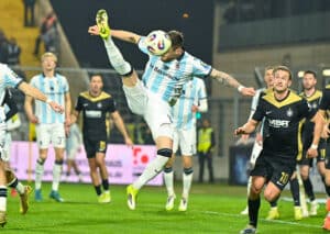 Bewahrt 1860 München (im Bild: Maximilian Wolfram) tatsächlich den Durchblick und greift in den Aufstiegskampf ein? (© dpa picture alliance / Alamy Stock Photo) Viktoria Köln vs. 1860 München Tipp
