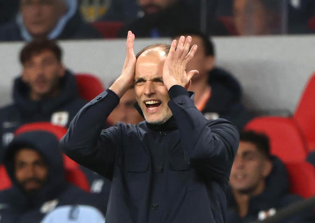 Zeigt sich England-Trainer Tuchel (im Bild) mit der Leistung gegen Japan zufrieden? (© Paul Marriott / Alamy Stock Photo) England Japan Tipp