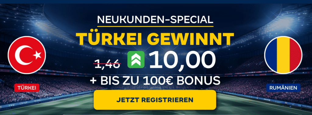 Merkur Bets Türkei - Rumänien Boost