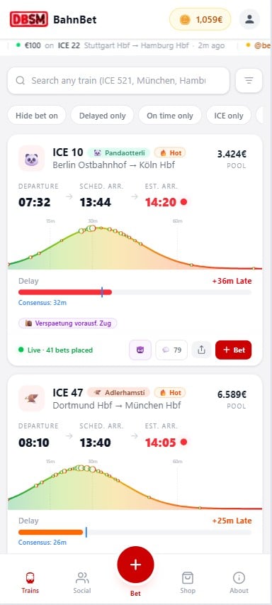 Bahn.bet Wetten ICE