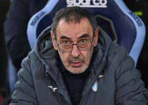 Kann Lazio Rom mit Trainer Maurizio Sarri im Pokal gegen Atalanta Bergamo die Saison retten? (© Domenico Cippitelli / Alamy Live News) Kann Lazio Rom mit Trainer Maurizio Sarri im Pokal gegen Atalanta Bergamo die Saison retten?