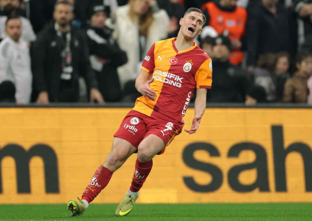 Lässt Galatasaray (im Bild: Roland Sallai) im türkischen Pokal gegen Genclerbirligi nichts anbrennen? (© BSR Agency / Alamy Stock Photo) Lässt Galatasaray (im Bild: Roland Sallai) im türkischen Pokal gegen Genclerbirligi nichts anbrennen?
