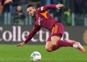 Kann die AS Rom (im Bild: Mario Hermoso) gegen Atalanta Bergamo die Null halten? (© Insidefoto / Alamy Stock Photo) AS Rom Atlanta Bergamo Tipp