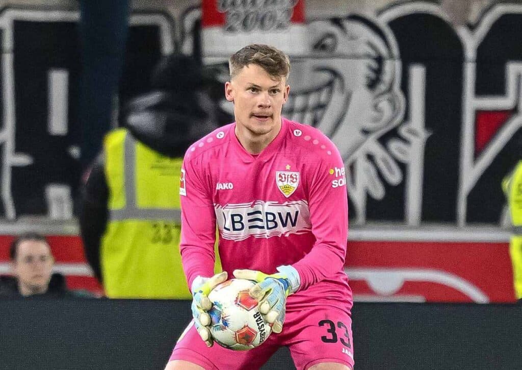 Lässt Nübel (VfB Stuttgart) gegen den HSV nichts durch? (© dpa picture alliance / Alamy Stock Photo) VfB Stuttgart HSV Tipp