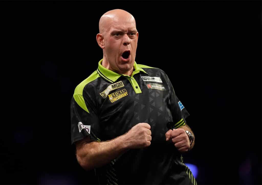 Michael van Gerwen Jonny Clayton Tipp