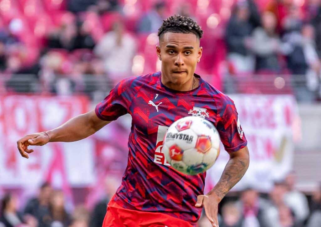 Überrascht Frankfurt gegen RB Leipzig (im Bild: Nusa)? (© dpa picture alliance archive / Alamy Stock Photo) Frankfurt RB Leipzig Tipp
