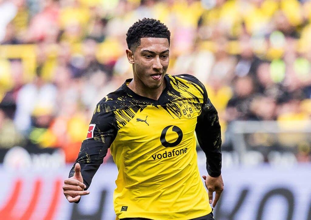Sichert sich Hoffenheim einen Sieg gegen Dortmund (im Bild: Bellingham)? (© BEAUTIFUL SPORTS Pressphoto Agency / Alamy Stock Photo) Hoffenheim Dortmund Tipp