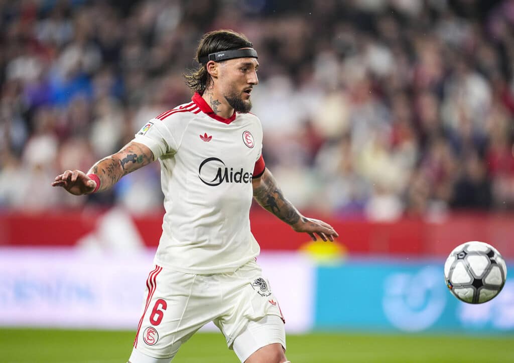 Gehen beim FC Sevilla (im Bild: Nemanja Gudelj) in dieser Saison endgültig die La-Liga-Lichter aus? (© Independent Photo Agency / Alamy Stock Photo) La Liga 34. Spieltag Wett-Tipps
