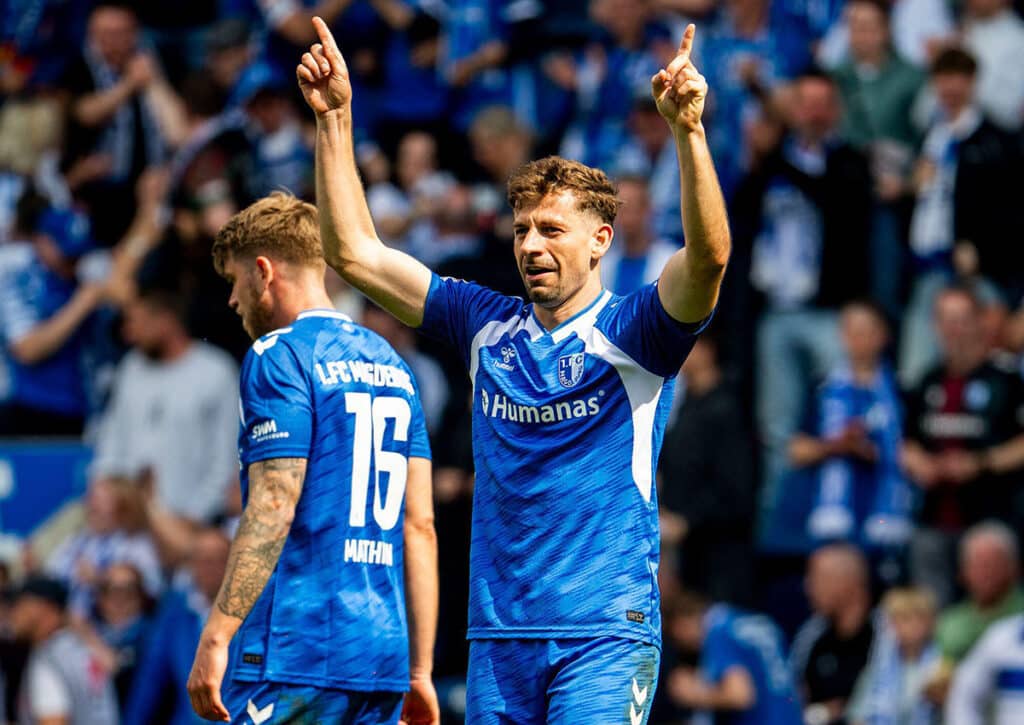 Setzt Magdeburg (im Bild: Alexander Nollenberger) die erfolgreichen Wochen auch in Nürnberg fort? (© dpa picture alliance / Alamy Live News) Nürnberg vs. Magdeburg Tipp