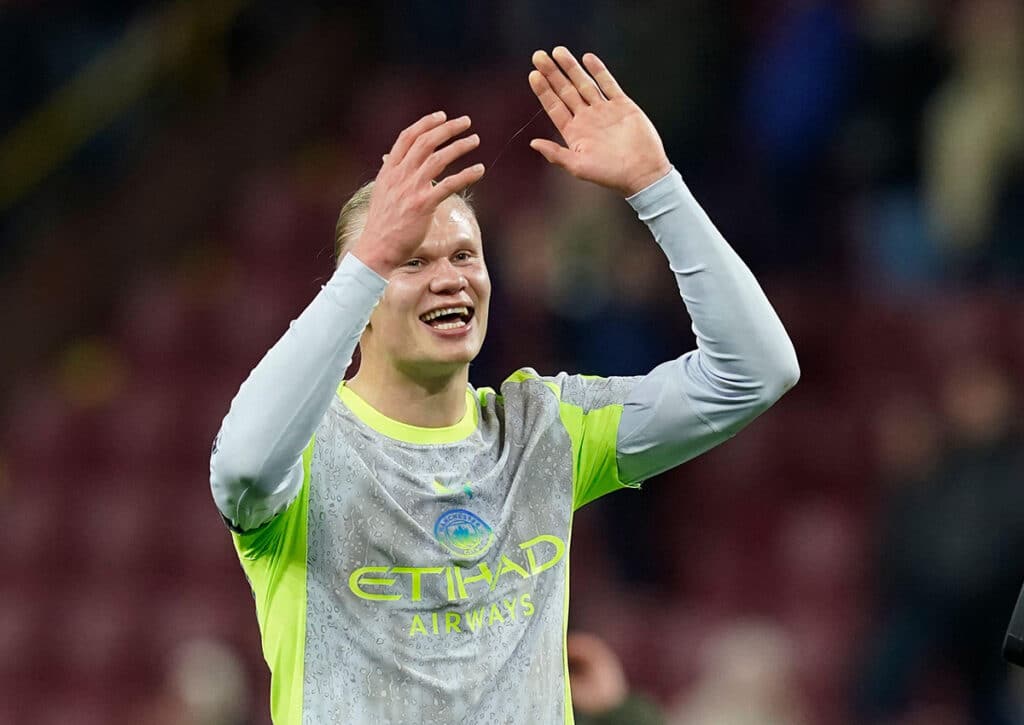 Lässt Manchester City (im Bild: Erling Haaland) nach dem Gewinn der Liga-Tabellenführung nun im FA Cup aus? (© Sportimage Ltd/Alamy Live News) Manchester City vs. Southampton Tipp