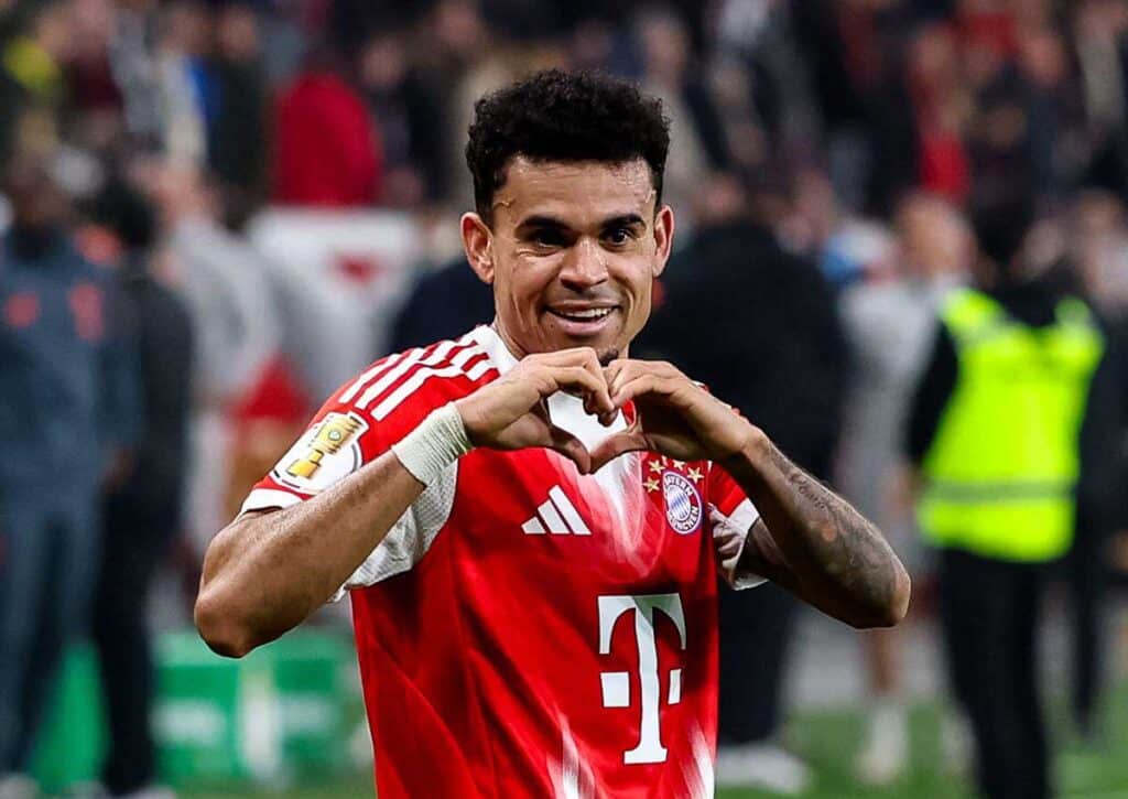 Lässt sich Bayern (im Bild: Diaz) gegen Mainz einen torreichen Auswärtssieg nicht nehmen? (© René Nijhuis / Alamy Stock Photo) Mainz Bayern Tipp