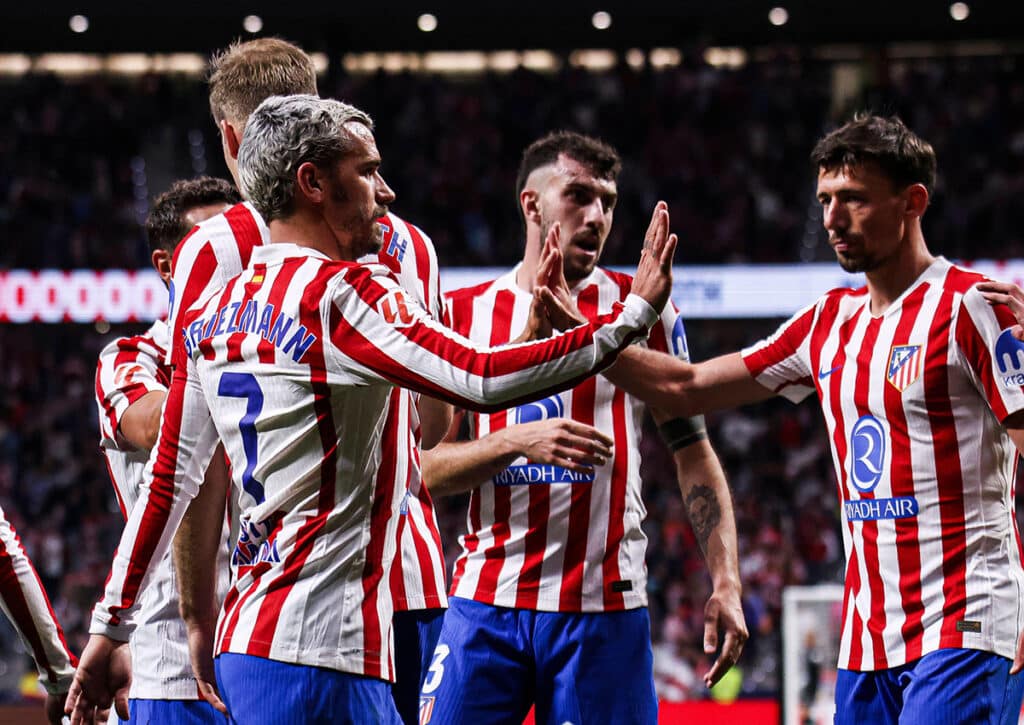 Kann Atletico Madrid (im Bild: Antoine Griezmann) daheim das Abwehrbollwerk von Arsenal knacken? (© Action Plus Sports/Alamy Live News) Atletico Madrid vs. Arsenal Tipp