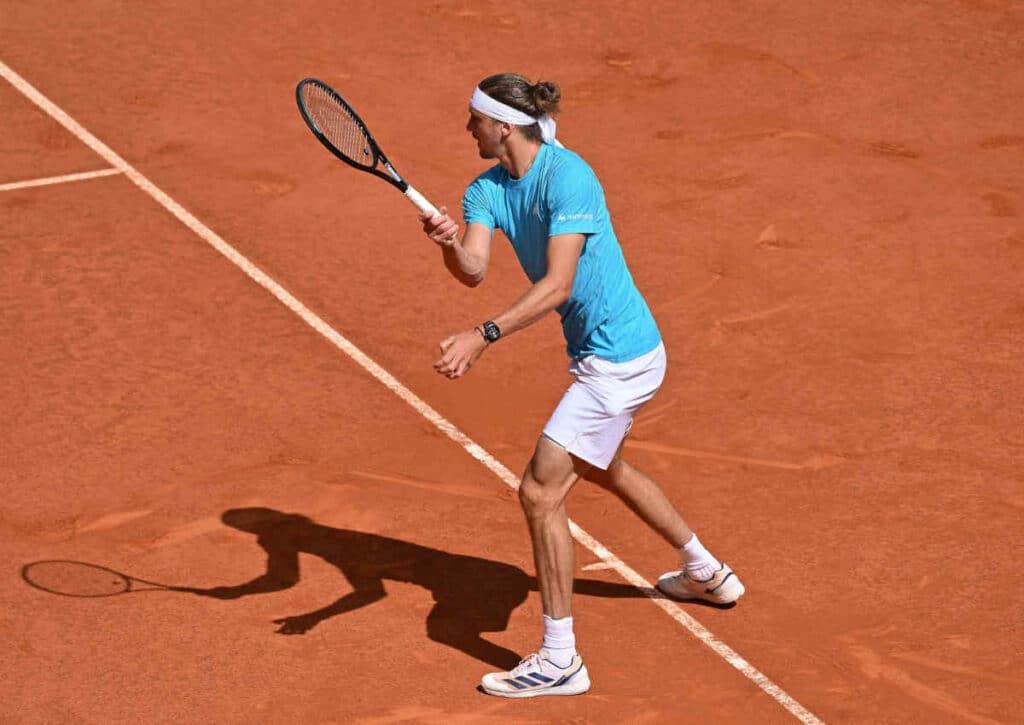 Startet Zverev beim ATP Masters in Madrid gegen den Franzosen Atmane erfolgreich in die zweite Woche? (© SOPA Images Limited / Alamy Stock Photo) Startet Zverev beim ATP Masters in Madrid gegen den Franzosen Atmane erfolgreich in die zweite Woche?