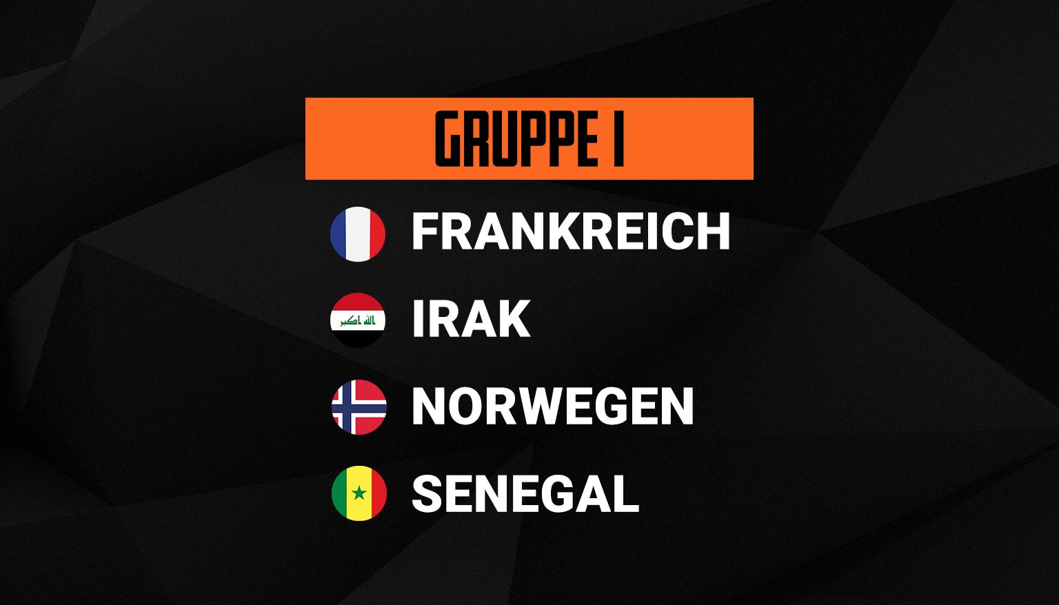 WM 2026 Gruppe I
