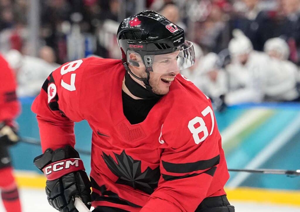 Liefern sich die Eishockey-Teams aus Kanada (im Bild: Crosby) und Schweden ein ansehnliches WM-Duell? (© Associated Press / Alamy Stock Photo) Kanada Schweden Tipp