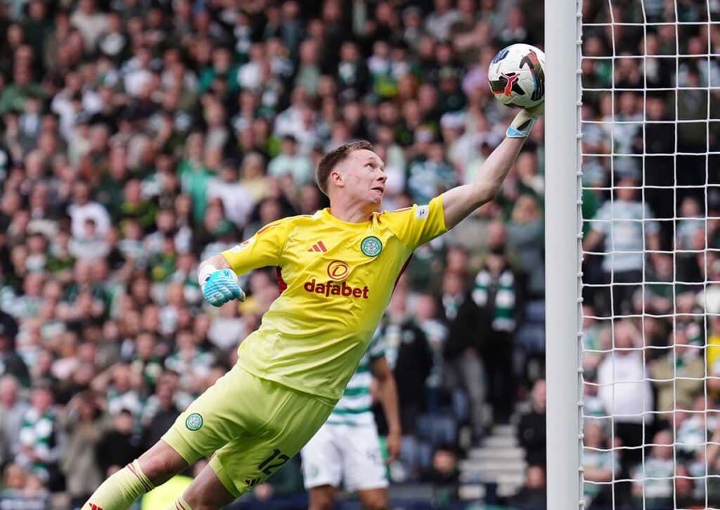 Lässt Sinisalo (im Bild) für Celtic Glasgow gegen Dunfermline nichts durch? (© PA Images / Alamy Stock Photo) Celtic Glasgow Dunfermline Tipp