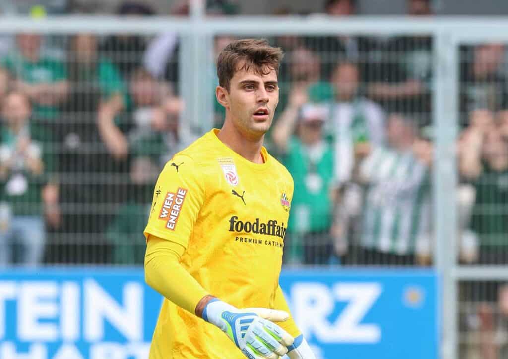 Wie viel bekommt Hedl (SK Rapid) gegen Ried zu tun? (© Franz Wolfgang Rainer / Alamy Stock Photo) Ried SK Rapid Tipp
