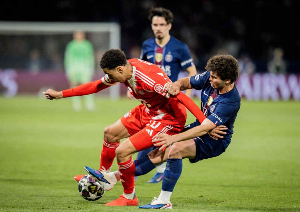 Verspricht auch das Rückspiel im CL-Halbfinale zwischen den Bayern und PSG wieder Spektakel pur? (© Moritz Müller / Alamy Stock Photo) Verspricht auch das Rückspiel im CL-Halbfinale zwischen den Bayern und PSG wieder Spektakel pur?