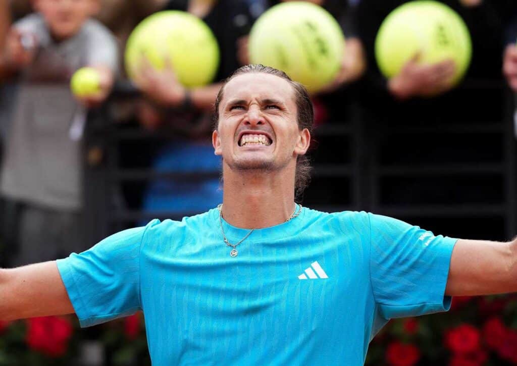 Fährt Zverev (im Bild) gegen Blockx einen schnörkellosen Sieg ein? (© Insidefoto / Alamy Stock Photo) Alexander Blockx Alexander Zverev Tipp