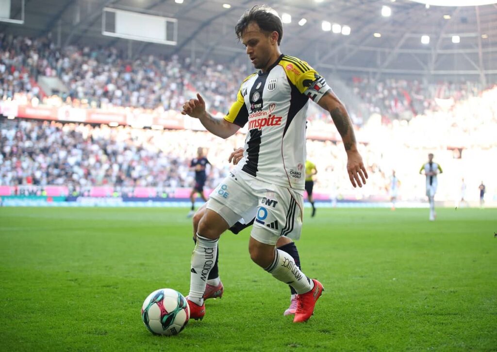 Macht der Lask (im Bild: Sascha Horvath) auswärts bei Austria Wien das Double perfekt? (© APA-PictureDesk/Alamy Live News) Austria Wien Lask Tipp