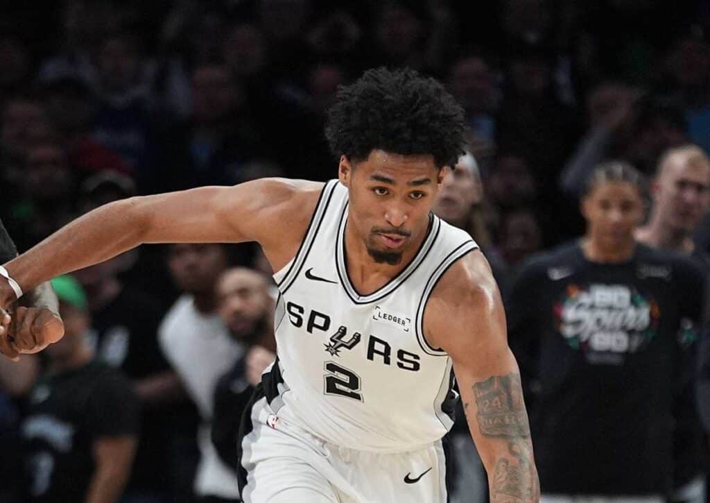 Glänzt Harper (Spurs) gegen die Timberwolves mit der nächsten starken Leistung? (© Associated Press / Alamy Stock Photo) San Antonio Spurs Minnesota Timberwolves Tipp