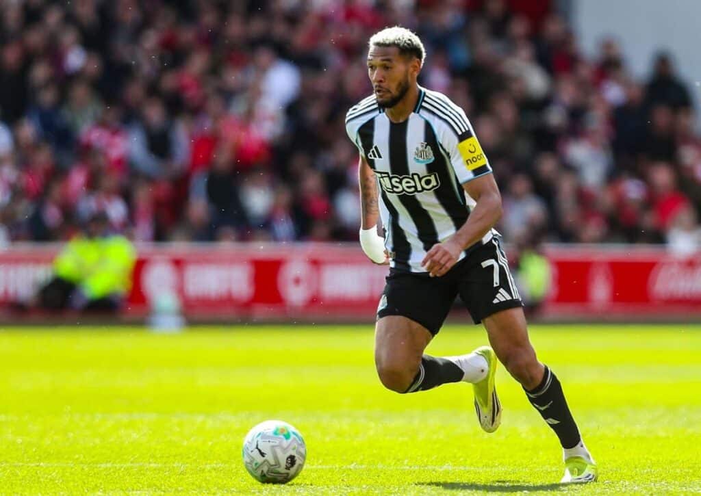 Holt sich Newcastle (im Bild: Joelinton) gegen West Ham den Heimsieg? (© Every Second Media/Alamy Live News) Newcastle West Ham Tipp