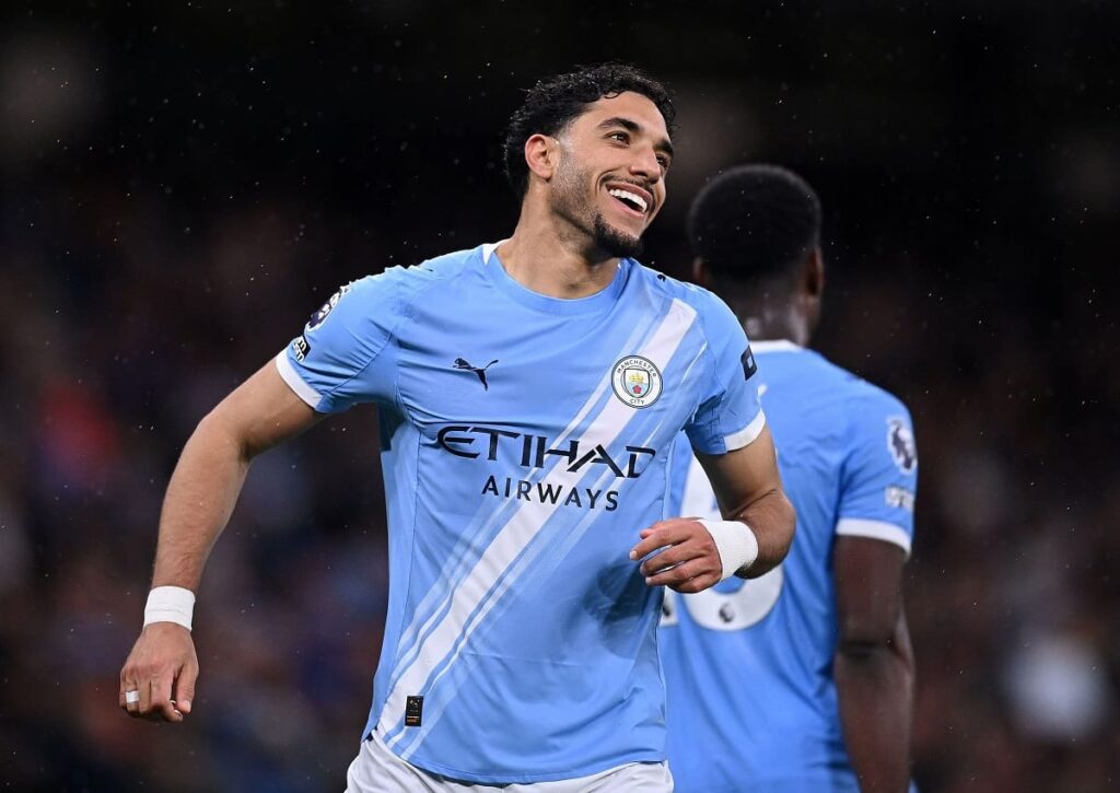 Schnappt sich Manchester City (im Bild: Omar Marmoush) gegen Chelsea den FA Cup? (© Every Second Media/Alamy Live News) Chelsea Manchester City Tipp
